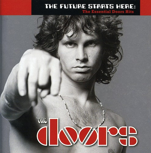 the album cover for The Doors - The Future Starts Here: The Essential Doors Hits