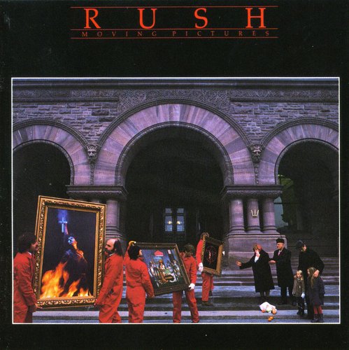 the album cover for Rush - Moving Pictures: Remastered