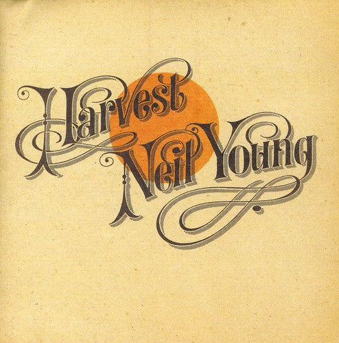 the album cover for Neil Young - Harvest
