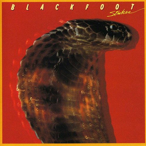 the album cover for Blackfoot - Strikes