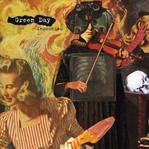the album cover for Green Day - Insomniac