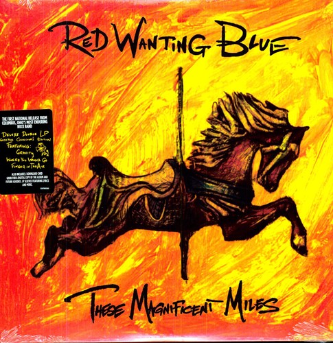 the album cover for Red Wanting Blue - These Magnificent Miles