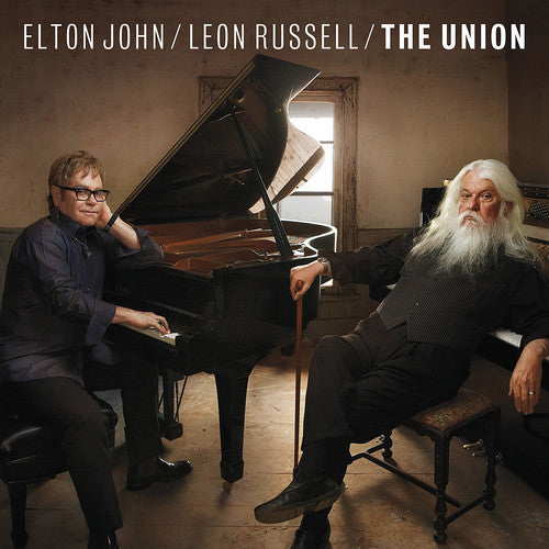 the album cover for Elton John & Leon Russell - The Union