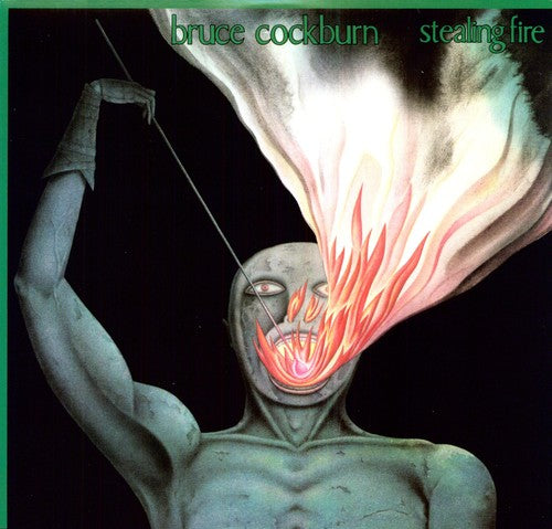 the album cover for Bruce Cockburn - Stealing Fire