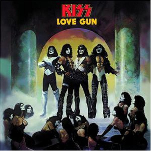 the album cover for KISS - Love Gun (remastered)