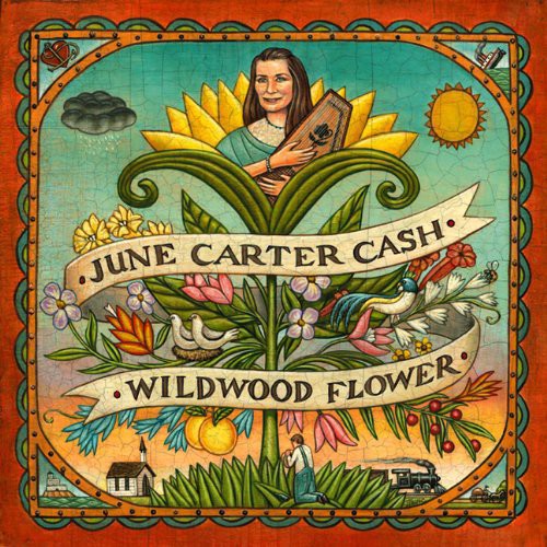 the album cover for June Cash Carter - Wildwood Flower