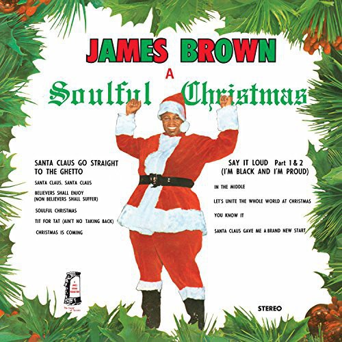 the album cover for James Brown - Soulful Christmas