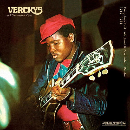 the album cover for Verckys / Orchestre Veve - Congolese Funk Afrobeat & Psychedelic Rumba 1969