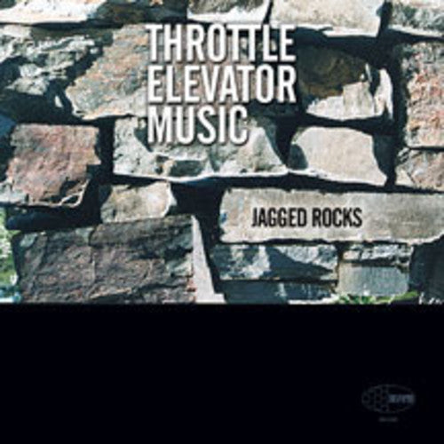 the album cover for Throttle Elevator Music - Jagged Rocks
