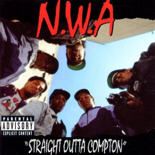 the album cover for N.W.A. - Straight Outta Compton