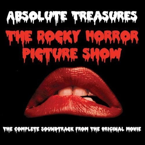 the album cover for Rocky Horror Picture Show - Absolute Treasures: The Rocky Horror Picture Show (The Complete Soundtrack From the Original Movie)