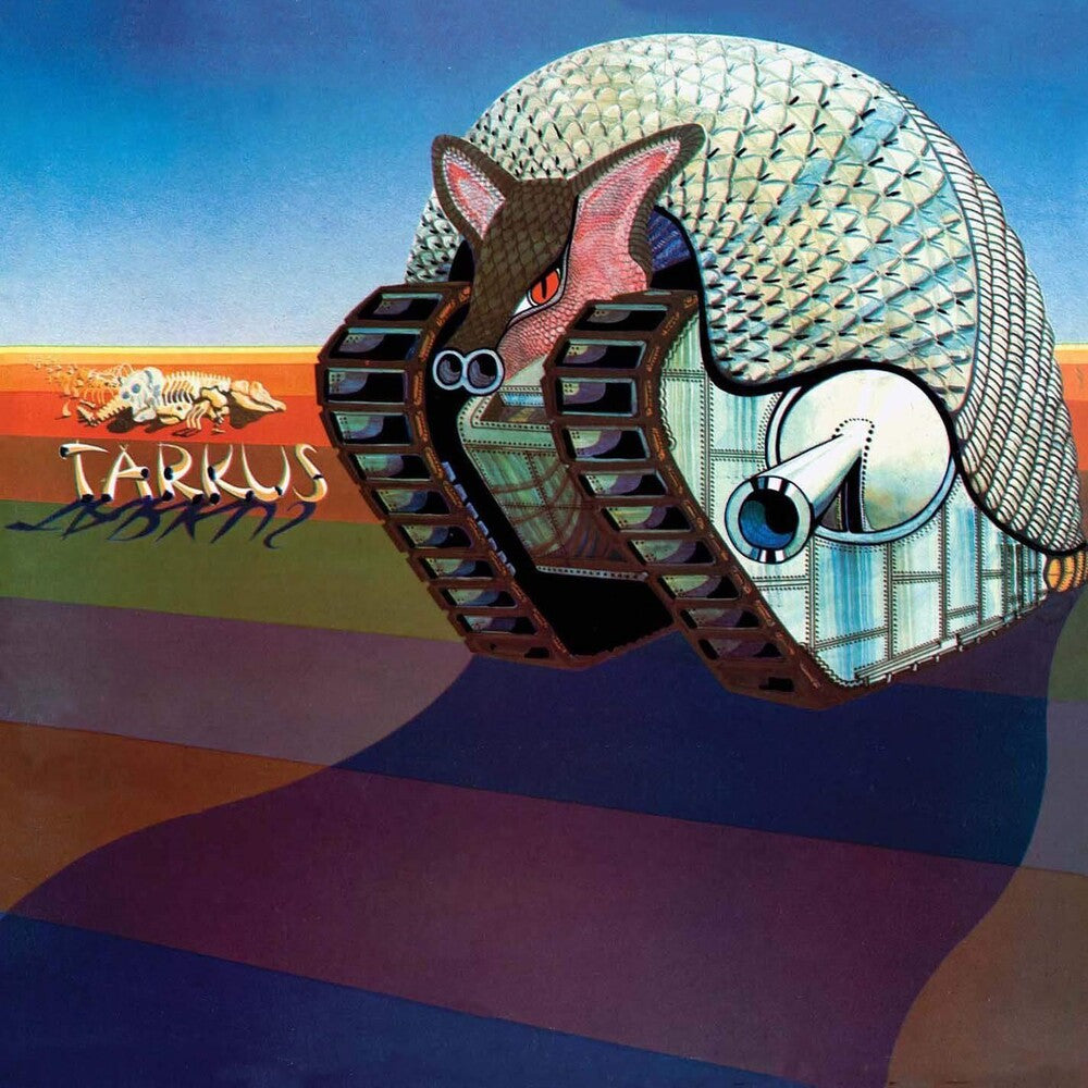 the album cover for Emerson, Lake & Palmer - Tarkus