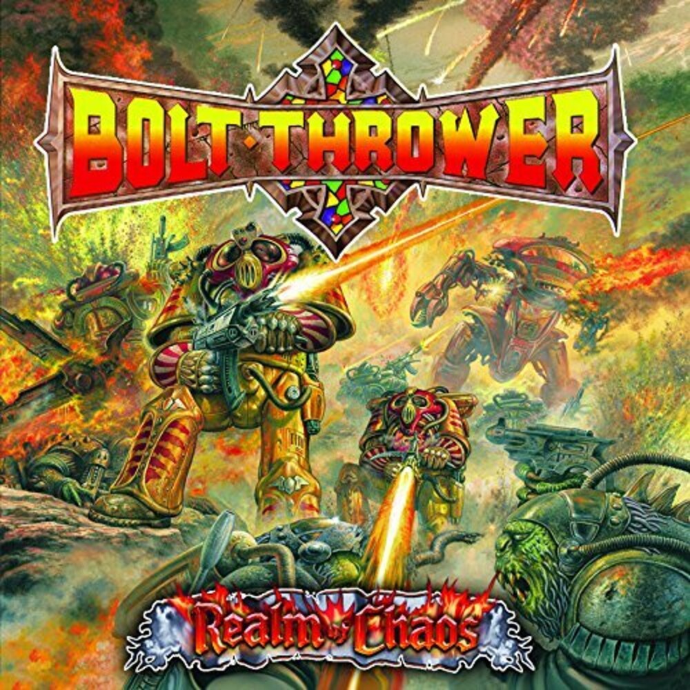 the album cover for Bolt Thrower - Realm Of Chaos