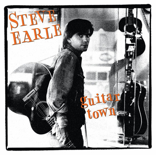the album cover for Steve Earle - Guitar Town