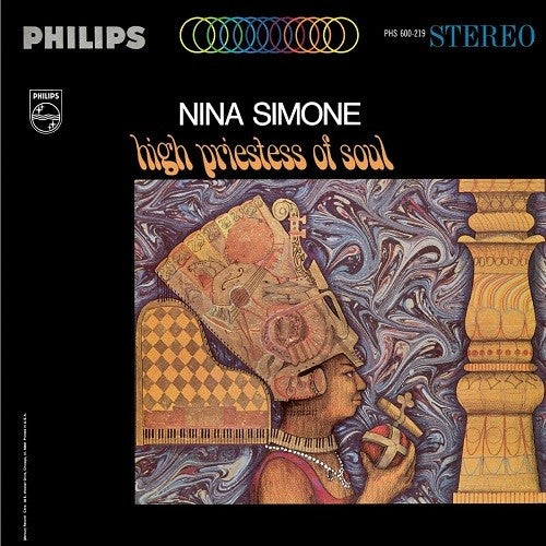 the album cover for Nina Simone - High Priestess Of Soul