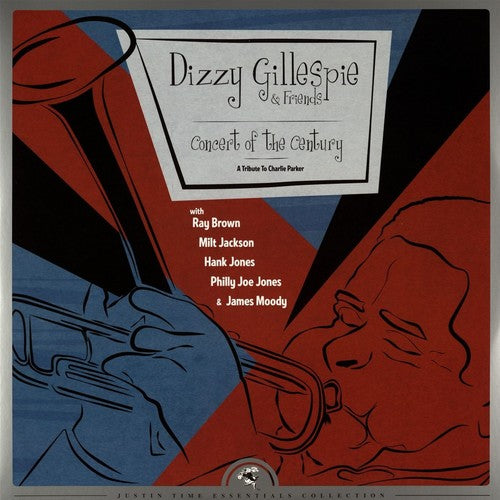 the album cover for Dizzy Gillespie & Friends - Concert Of The Century - A Tribute To Charlie Parker