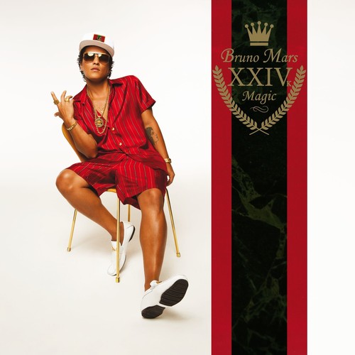 the album cover for Bruno Mars - 24k Magic