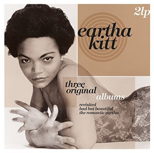 the album cover for Eartha Kitt - Three Original Albums