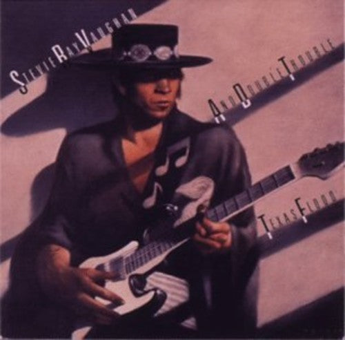 the album cover for Stevie Vaughan Ray - Texas Flood