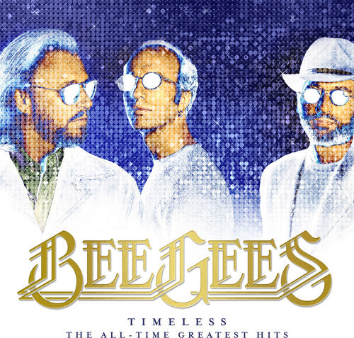 the album cover for Bee Gees - Timeless: The All-Time Greatest Hits