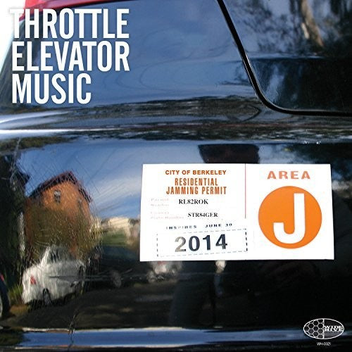 the album cover for Throttle Elevator Music - Area J