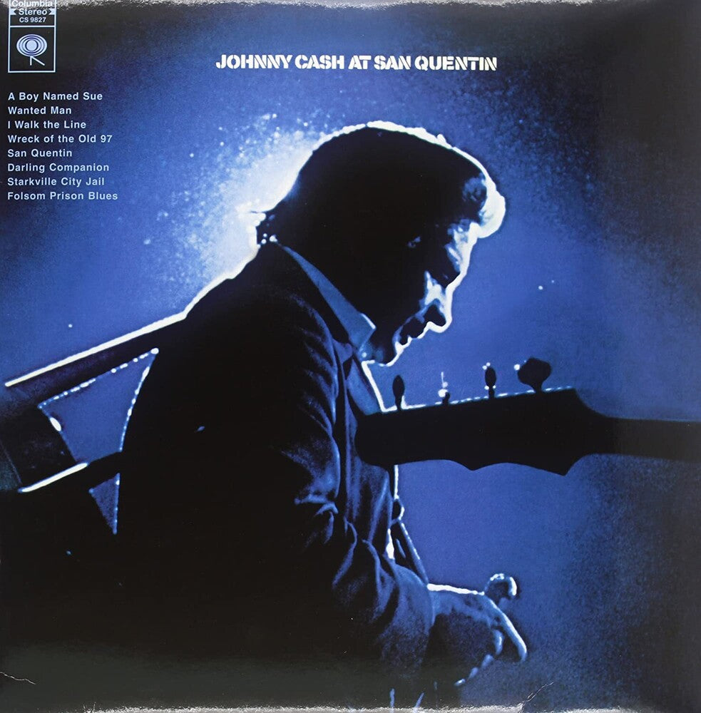 the album cover for Johnny Cash - At San Quentin