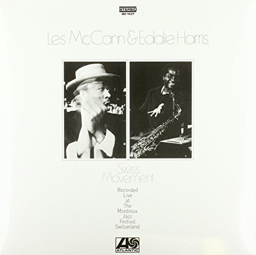 the album cover for Les Mccann / Harris,Eddie - Swiss Movement