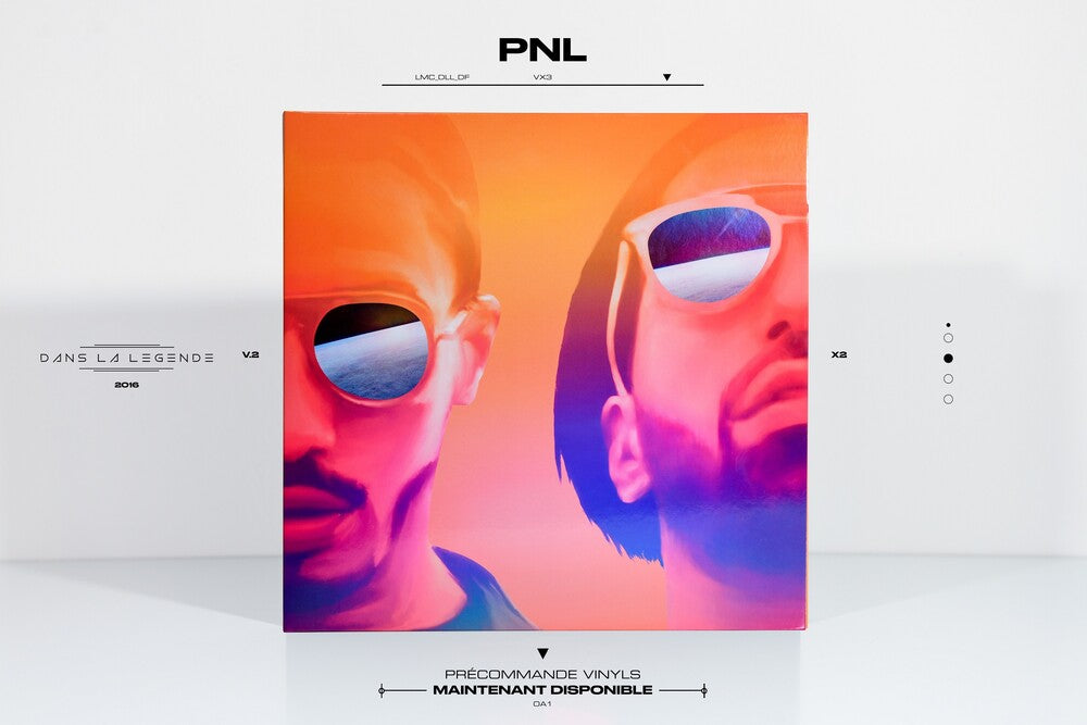 the album cover for PNL - Dans La Legende