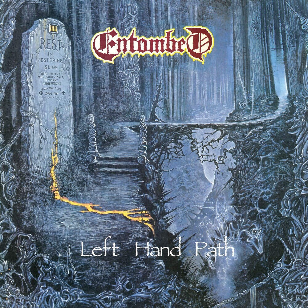 the album cover for Entombed - Left Hand Path (Full Dynamic Range Remastered Audio)