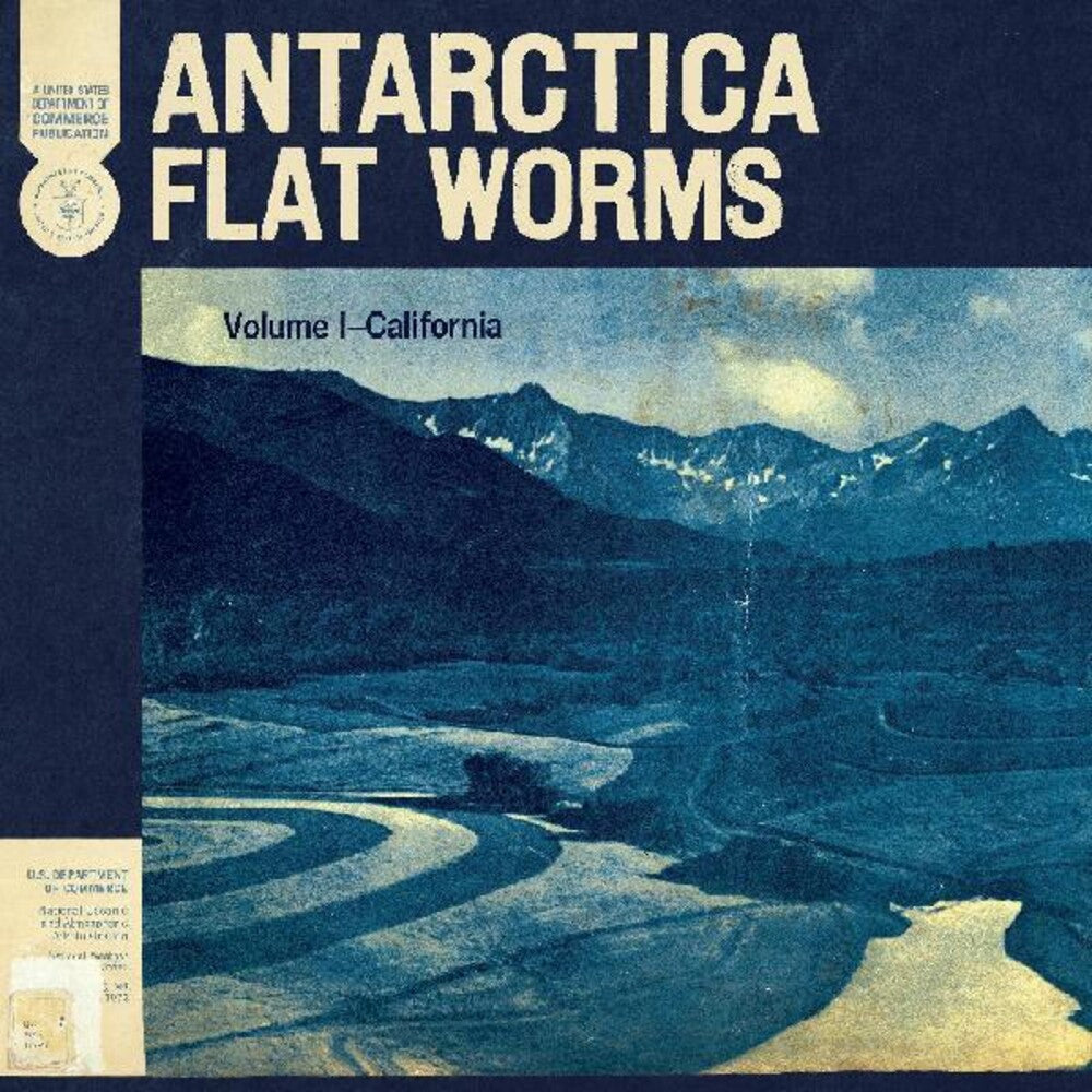 the album cover for Flat Worms - Antarctica