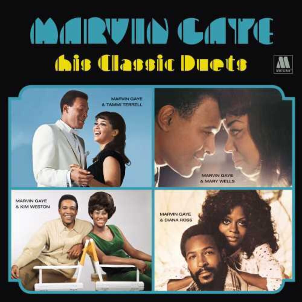 the album cover for Marvin Gaye - His Classic Duets