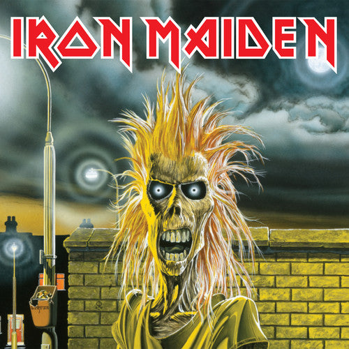 the album cover for Iron Maiden - Iron Maiden