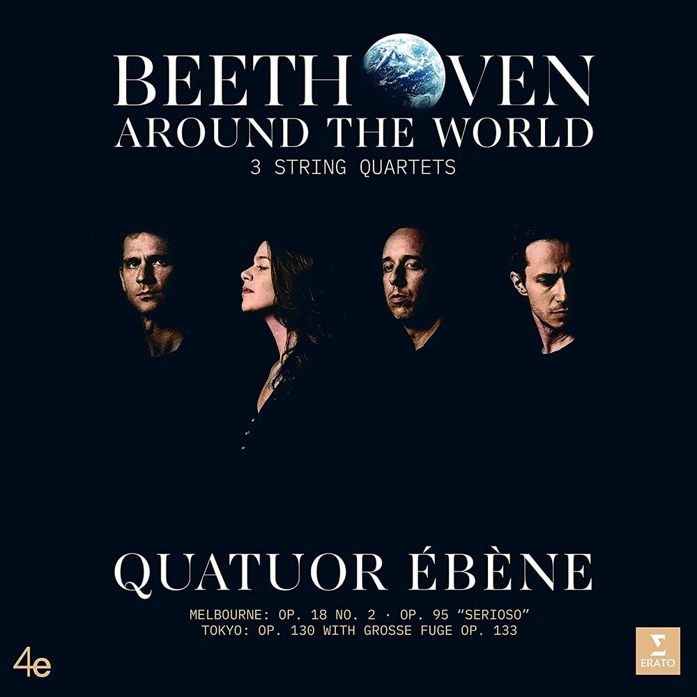the album cover for Quatuor Ebene - Beethoven Around the World