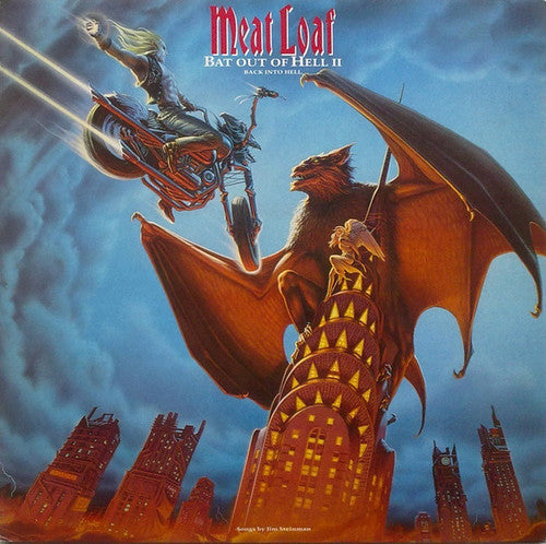 the album cover for Meat Loaf - Bat Out Of Hell II: Back Into Hell