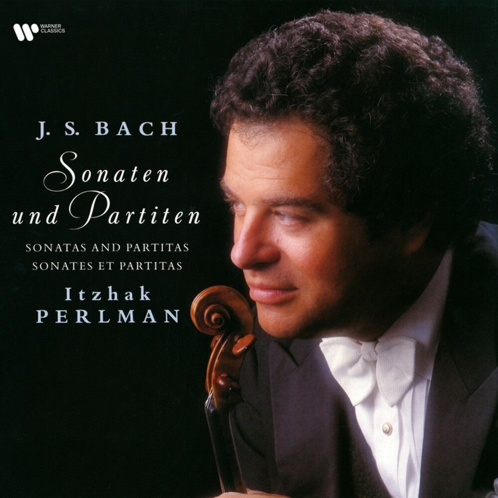 the album cover for Itzhak Perlman - Bach: Sonatas & Partitas For Solo Violin