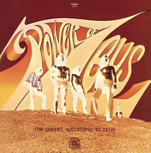 the album cover for Power Of Zeus - The Gospel According To Zeus