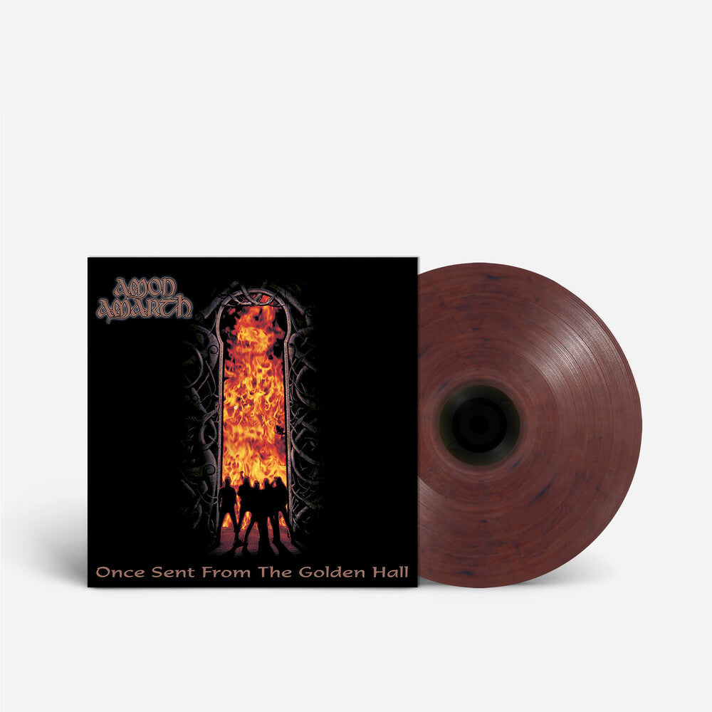 the album cover for Amon Amarth - Once Sent From The Golden Hall