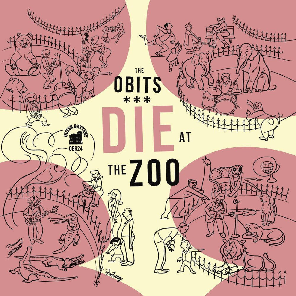 the album cover for Obits - Die At The Zoo