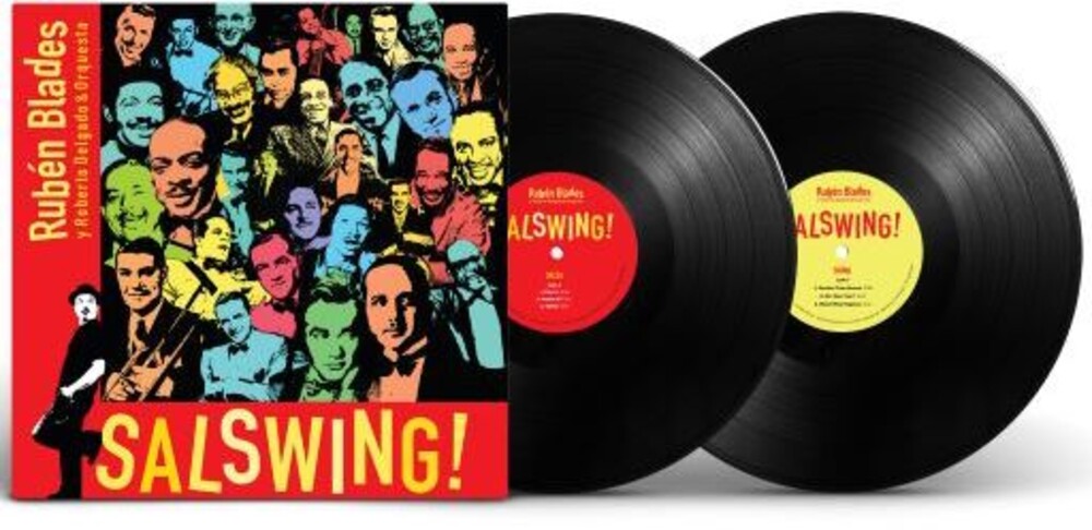 the album cover for Ruben Blades / Delgado,Roberto / Orquesta - Salswing! (Gate)