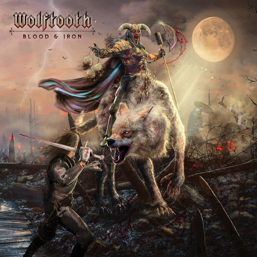 the album cover for Wolftooth - Blood & Iron