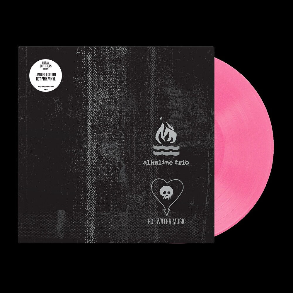 the album cover for Alkaline Trio / Hot Water Music - Split - Hot Pink