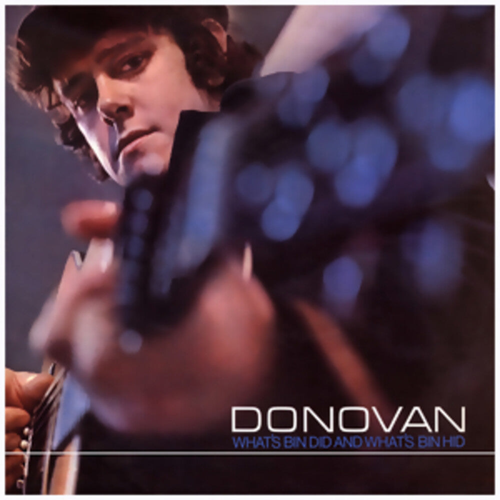 the album cover for Donavan - What's Bin Did & What's Bin Hid (Blue & White)