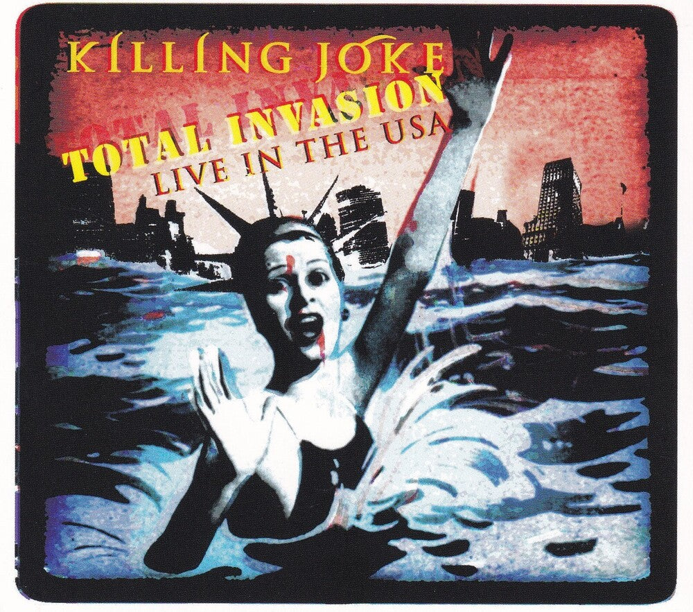 the album cover for Killing Joke - Total Invasion Live In The Usa