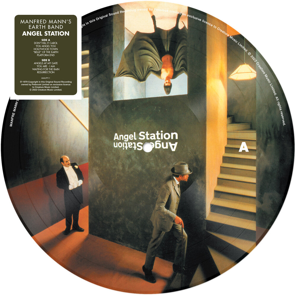 the album cover for Manfred Mann's Earth Band - Angel Station (Pict)