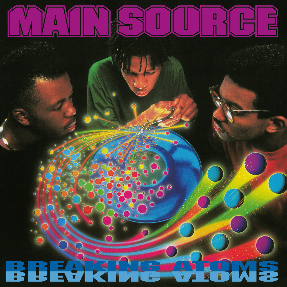 the album cover for Main Source - Breaking Atoms