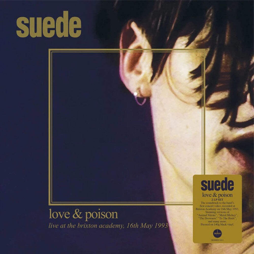 the album cover for Suede - Love & Poison (Blk) (Ofgv) (Uk)