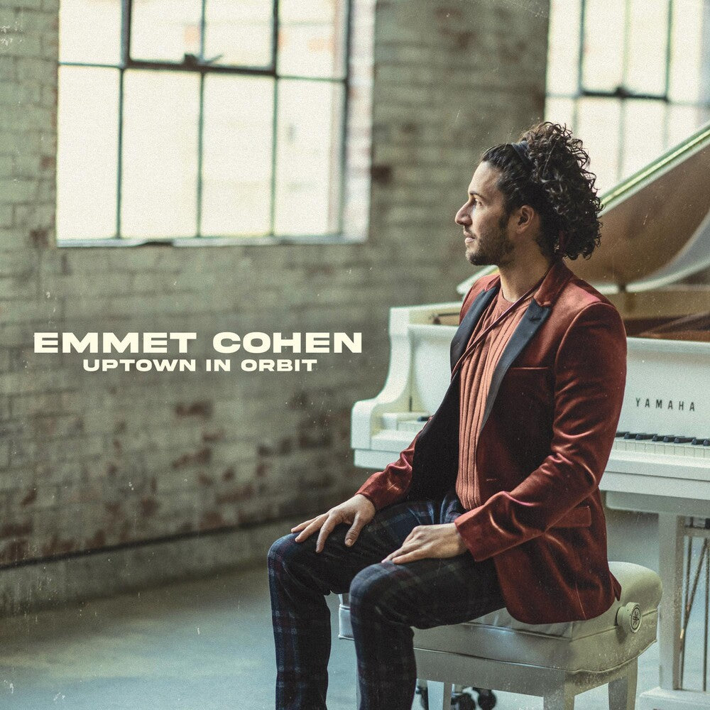 the album cover for Emmet Cohen - Uptown In Orbit