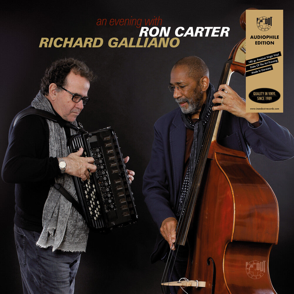 the album cover for Ron Carter / Galliano ,Richard - An Evening With