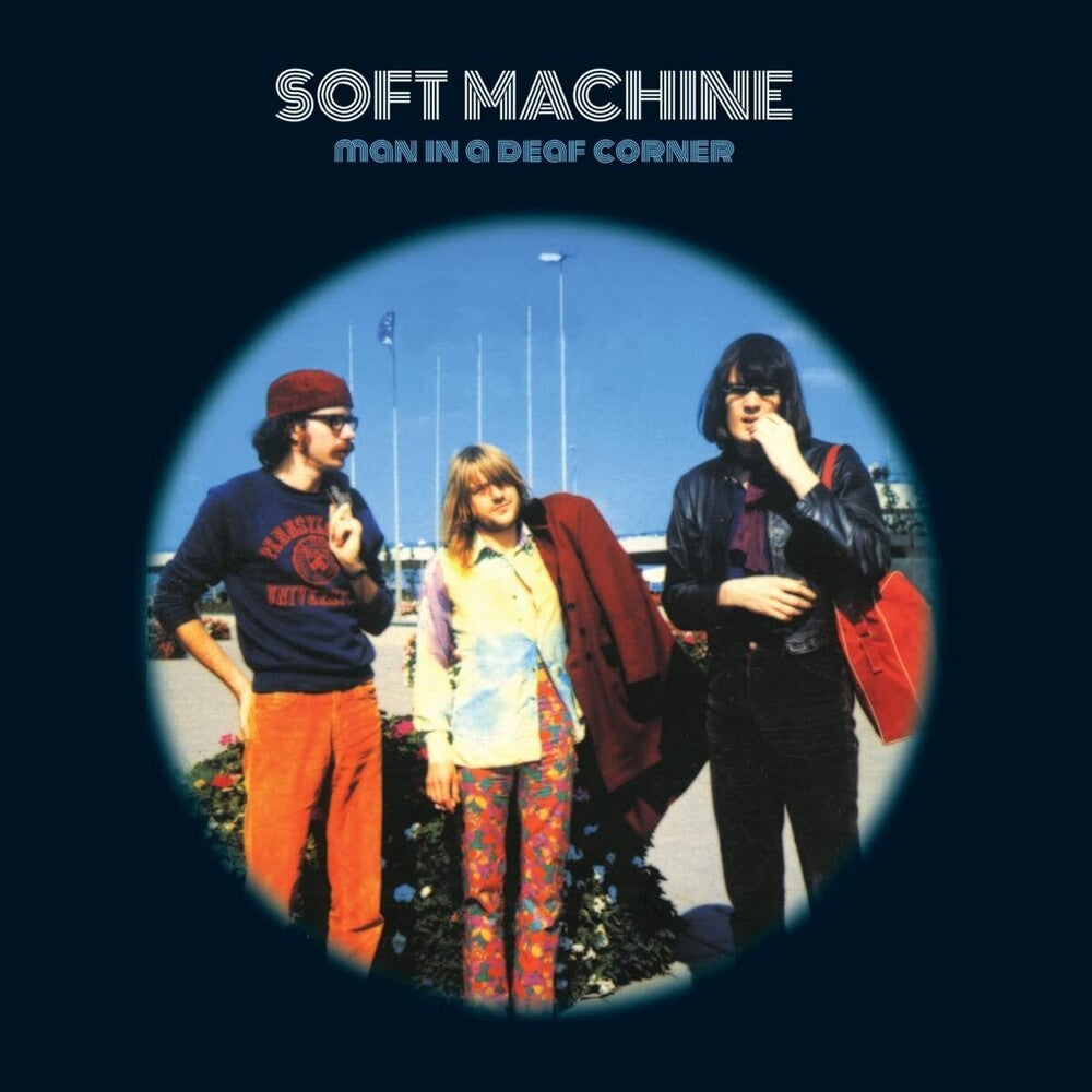 the album cover for Soft Machine - Man In A Deaf Corner - Blue Vinyl