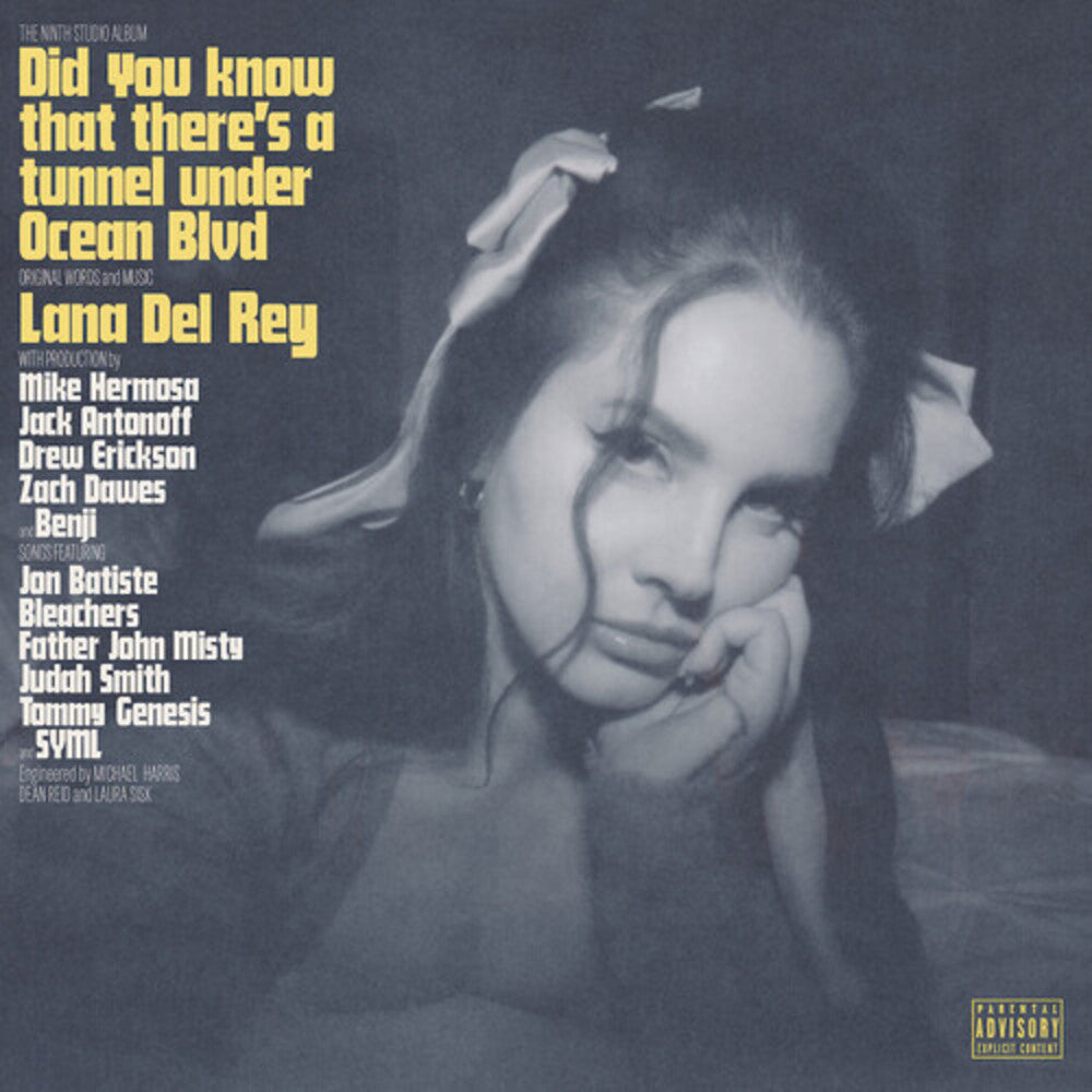 the album cover for Lana Del Rey - Did you know that there’s a tunnel under Ocean Blvd